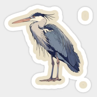 THE HERON Sticker